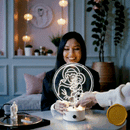 Luminária de Santo Antônio com o Menino Jesus em Acrílico Cristal®