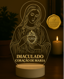 Luminárias de Nossa Senhoras em Acrílico Luminoso Cristal®