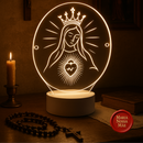 Luminárias de Nossa Senhoras em Acrílico Luminoso Cristal®