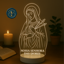 Luminárias de Nossa Senhoras em Acrílico Luminoso Cristal®