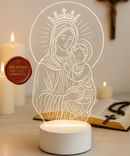 Luminárias de Nossa Senhoras em Acrílico Luminoso Cristal®