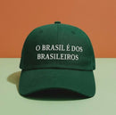 (COMPRE 1 LEVE 2) Boné O Brasil É Dos Brasileiros Boné Modelo Original Bordado (Cópia)